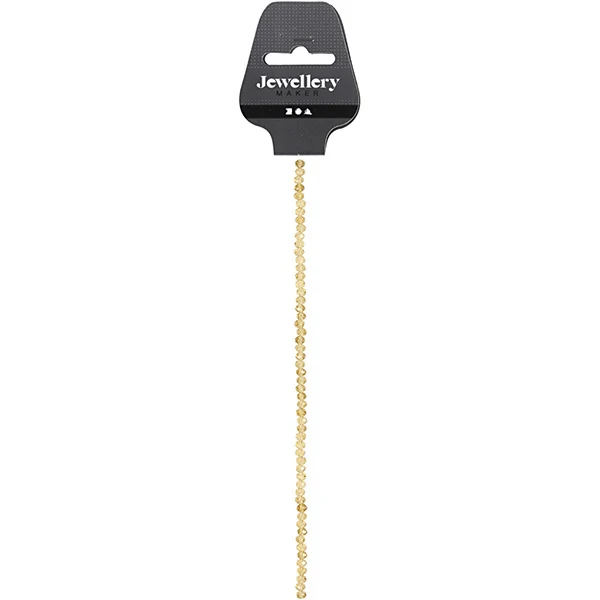 Facetperler, 4 mm, 45 stk